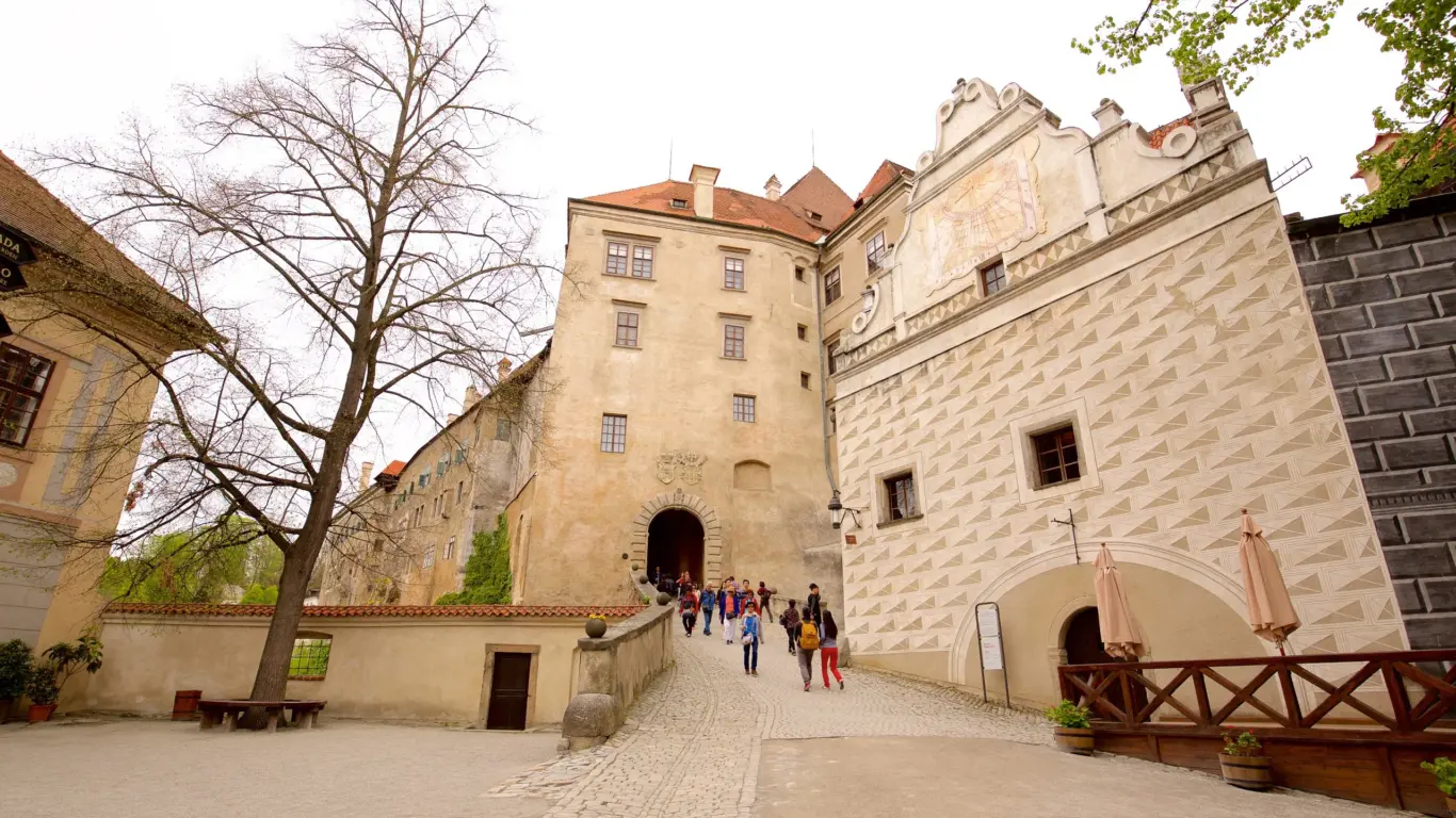 Castelo de Český Krumlov na República Checa  Castelo de Český Krumlov