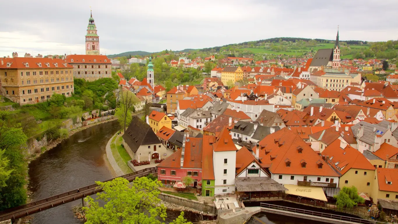 Vista de Český Krumlov Vista de Český Krumlov