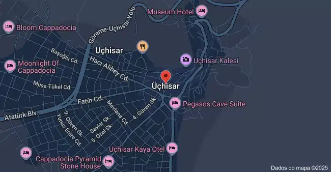 Mapa de Üçhisar