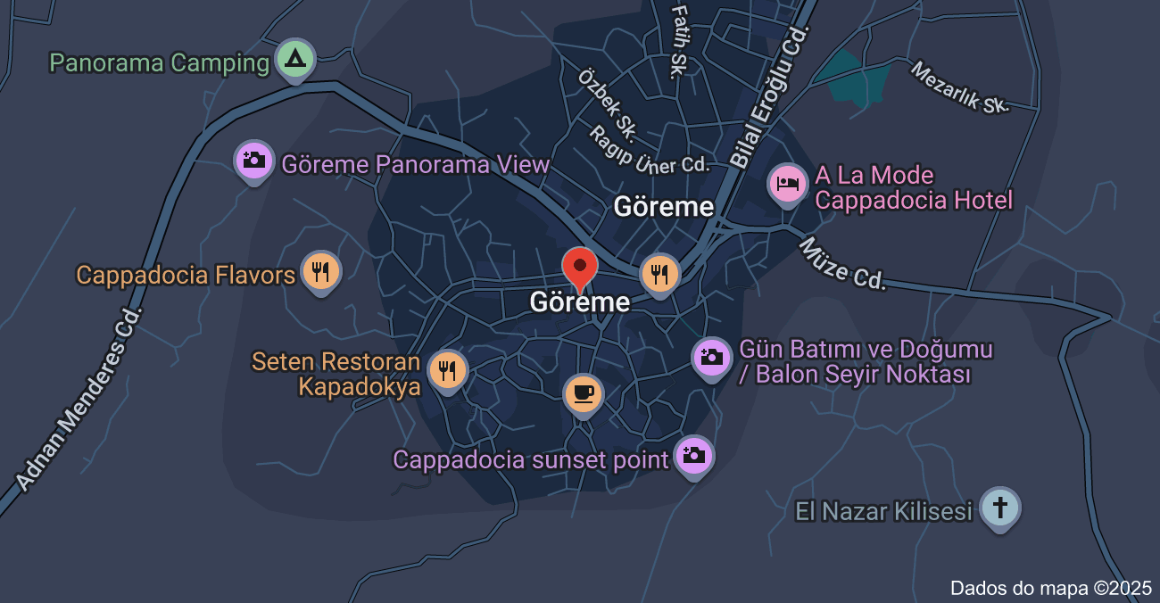 Mapa de Goreme