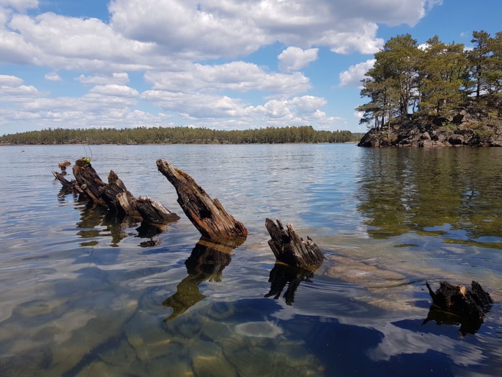 Lago Vättern na Suécia