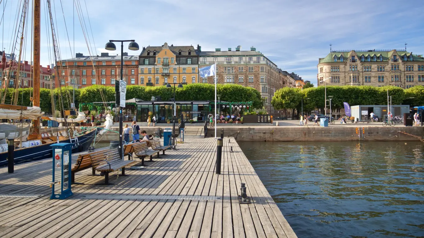Verão em Ostermalm na Suécia Verão em Ostermalm na Suécia