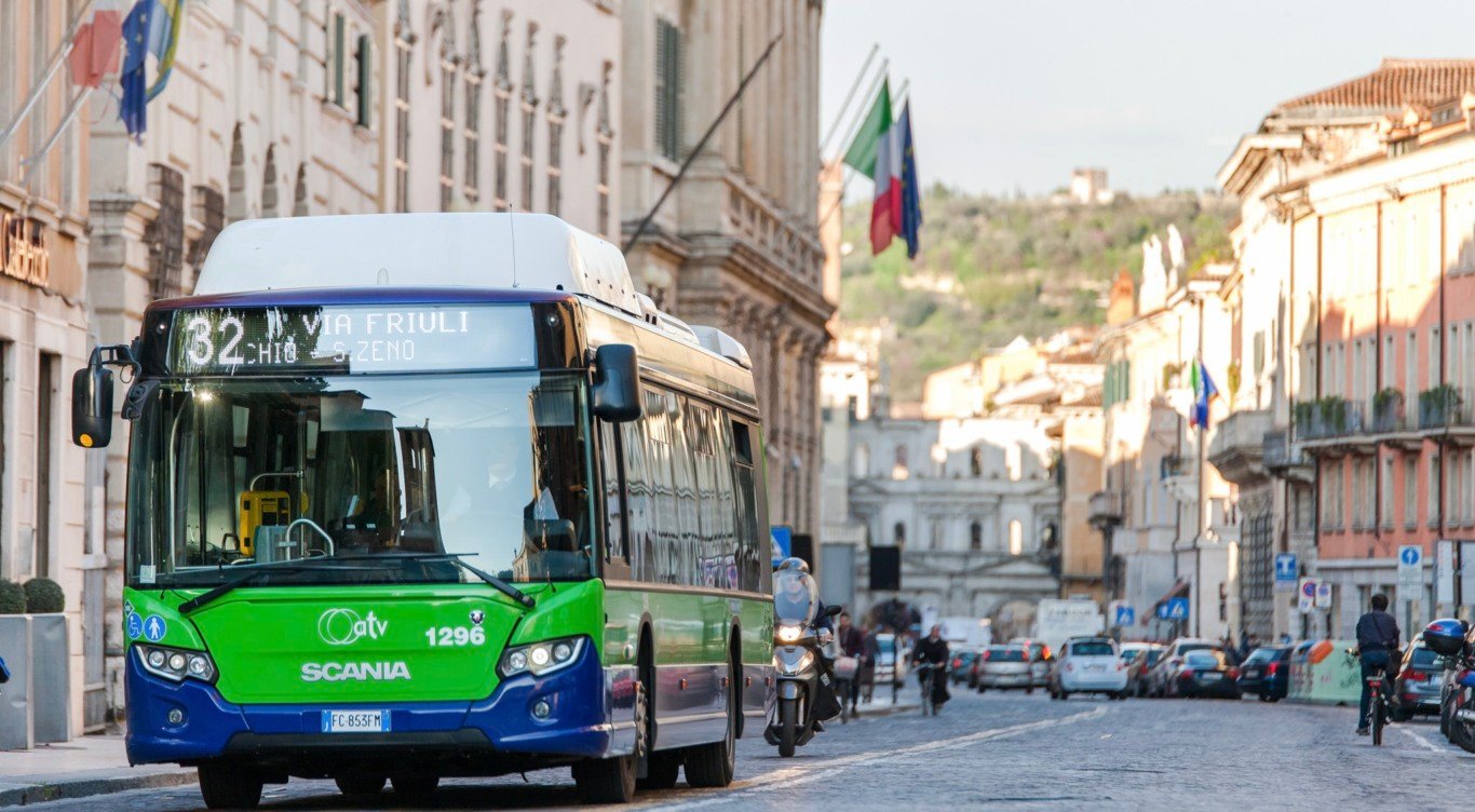 Ônibus em Verona