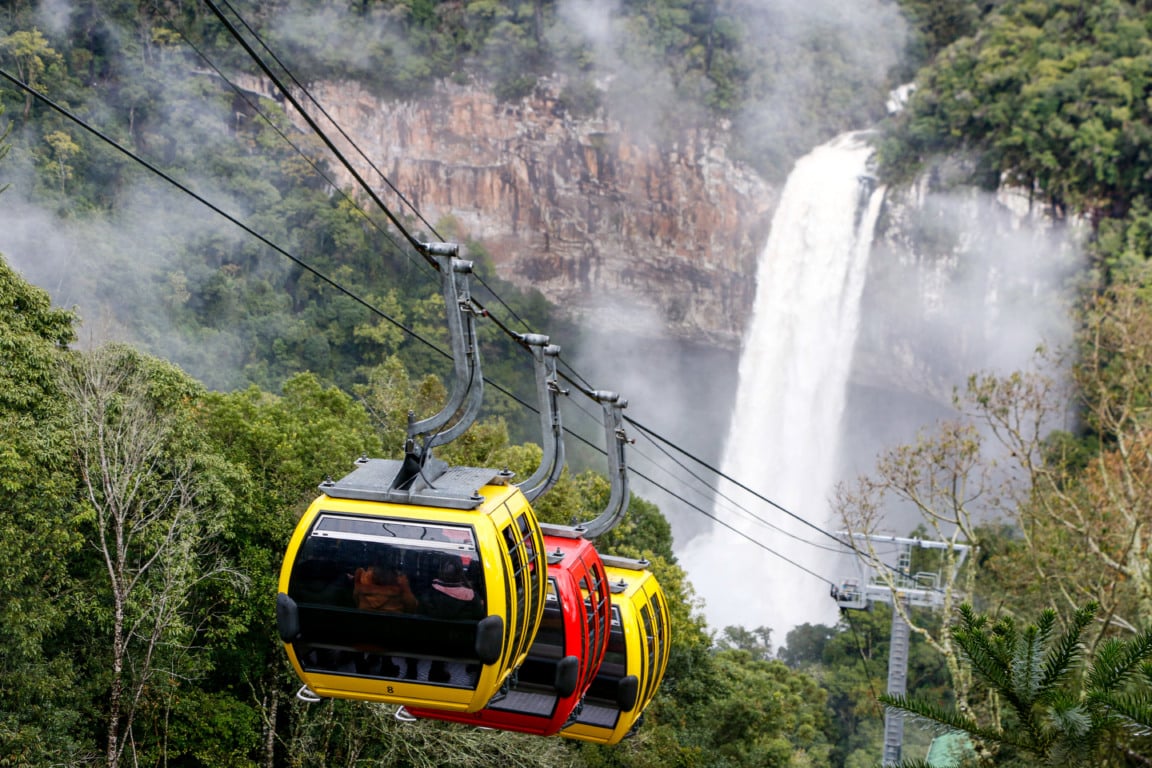 Tudo sobre o parque dos Bondinhos Aéreos em Canela