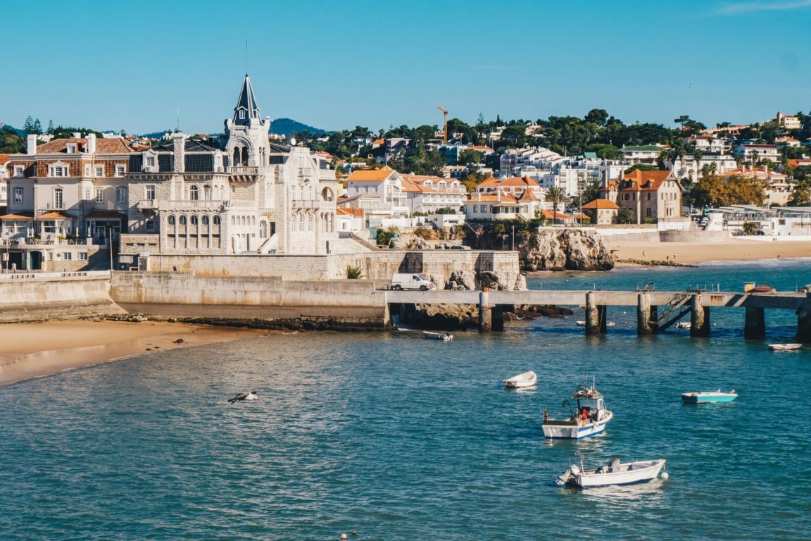 Visão geral de Cascais em Portugal