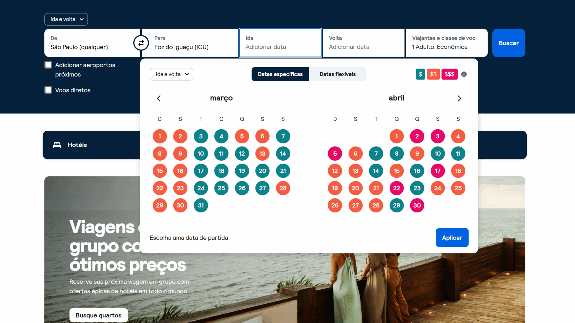 Comparador de passagens aéreas - Foz do Iguaçu Comparador de passagens aéreas - Foz do Iguaçu