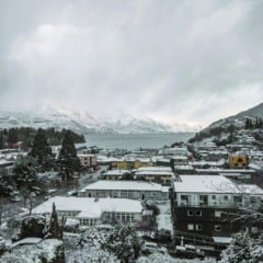 Cidades com neve na Suécia