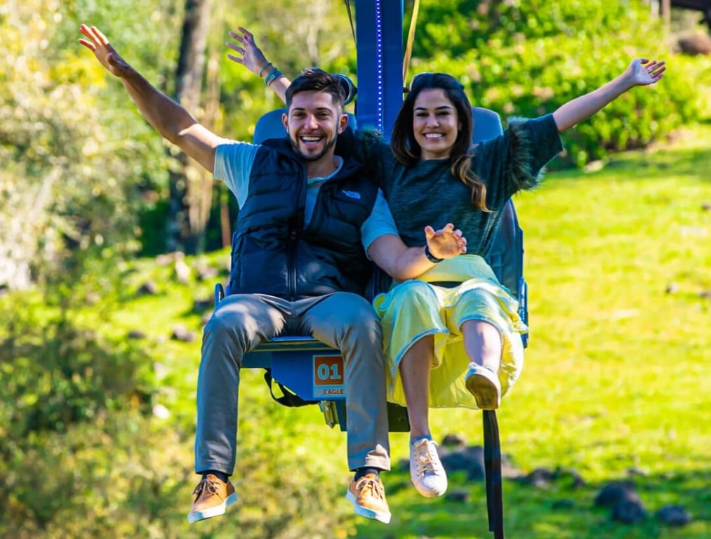 Eagle no parque Bondinhos Aéreos em Canela