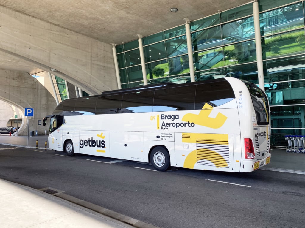 ônibus de Porto para Braga