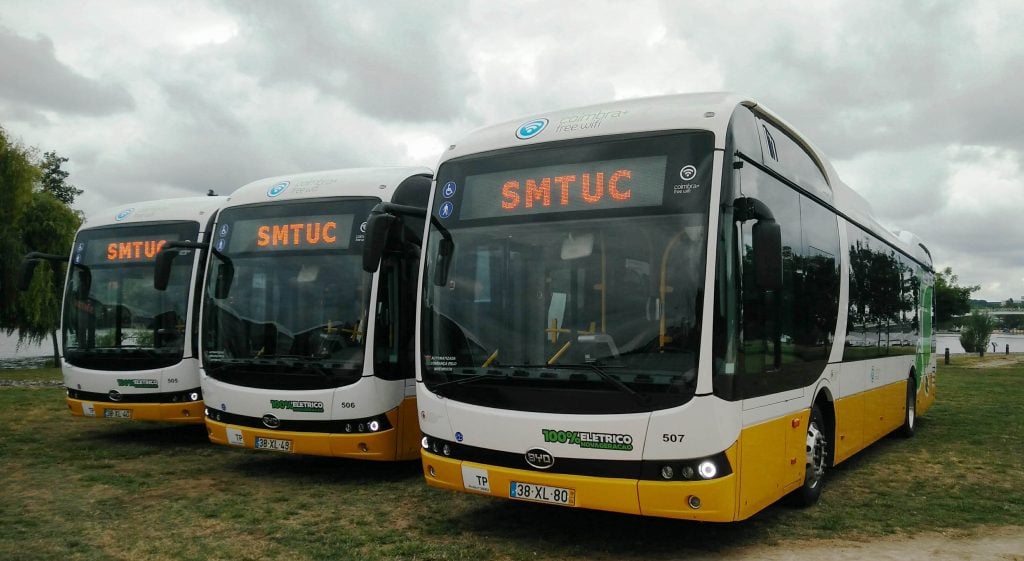 Ônibus em Coimbra