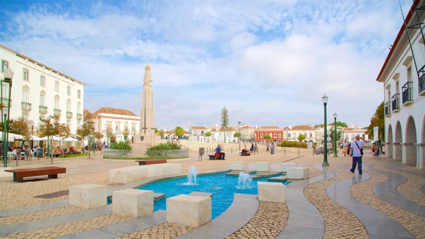 Praça da República em Tavira