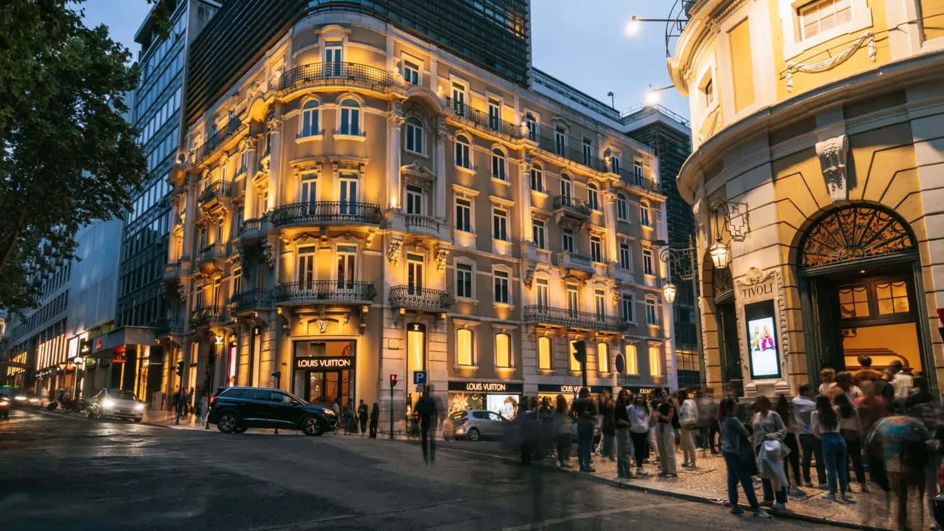 Avenida da Liberdade em Brega
