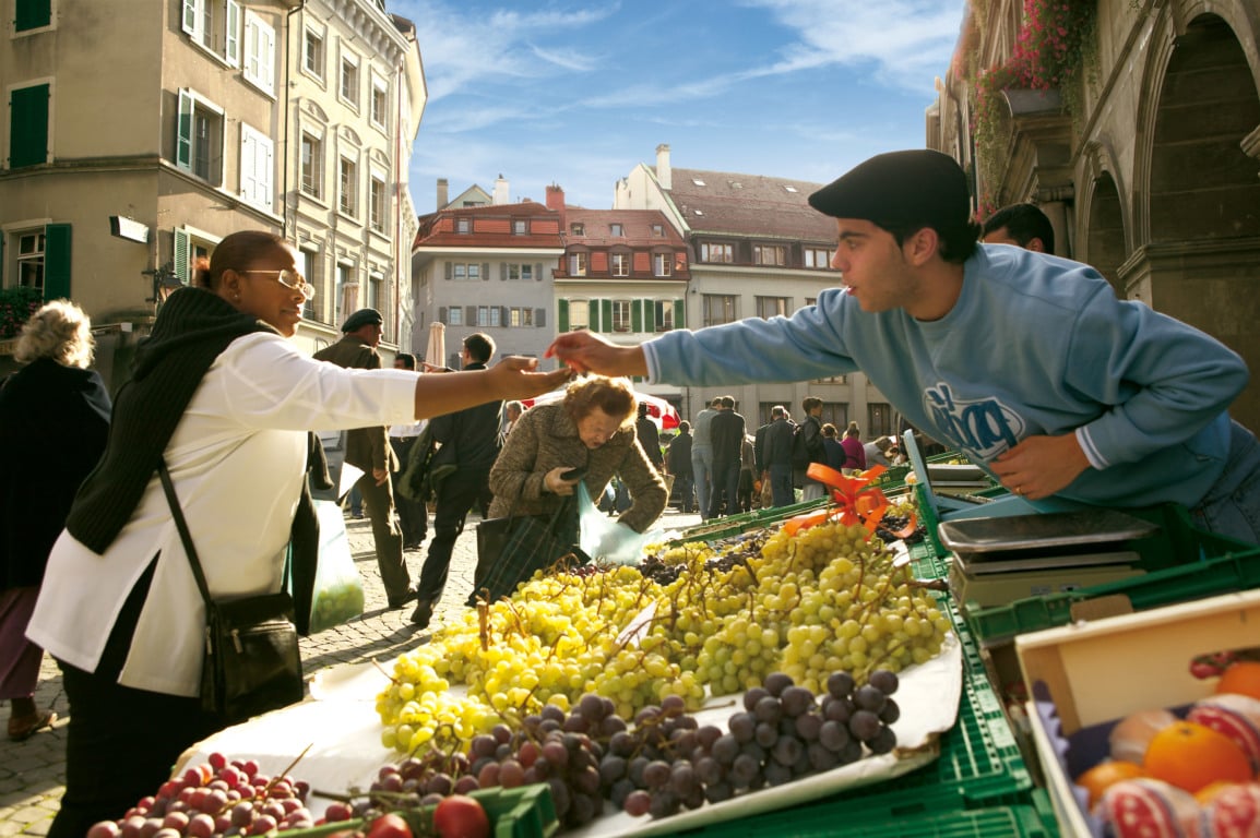 Mercados na Suíça