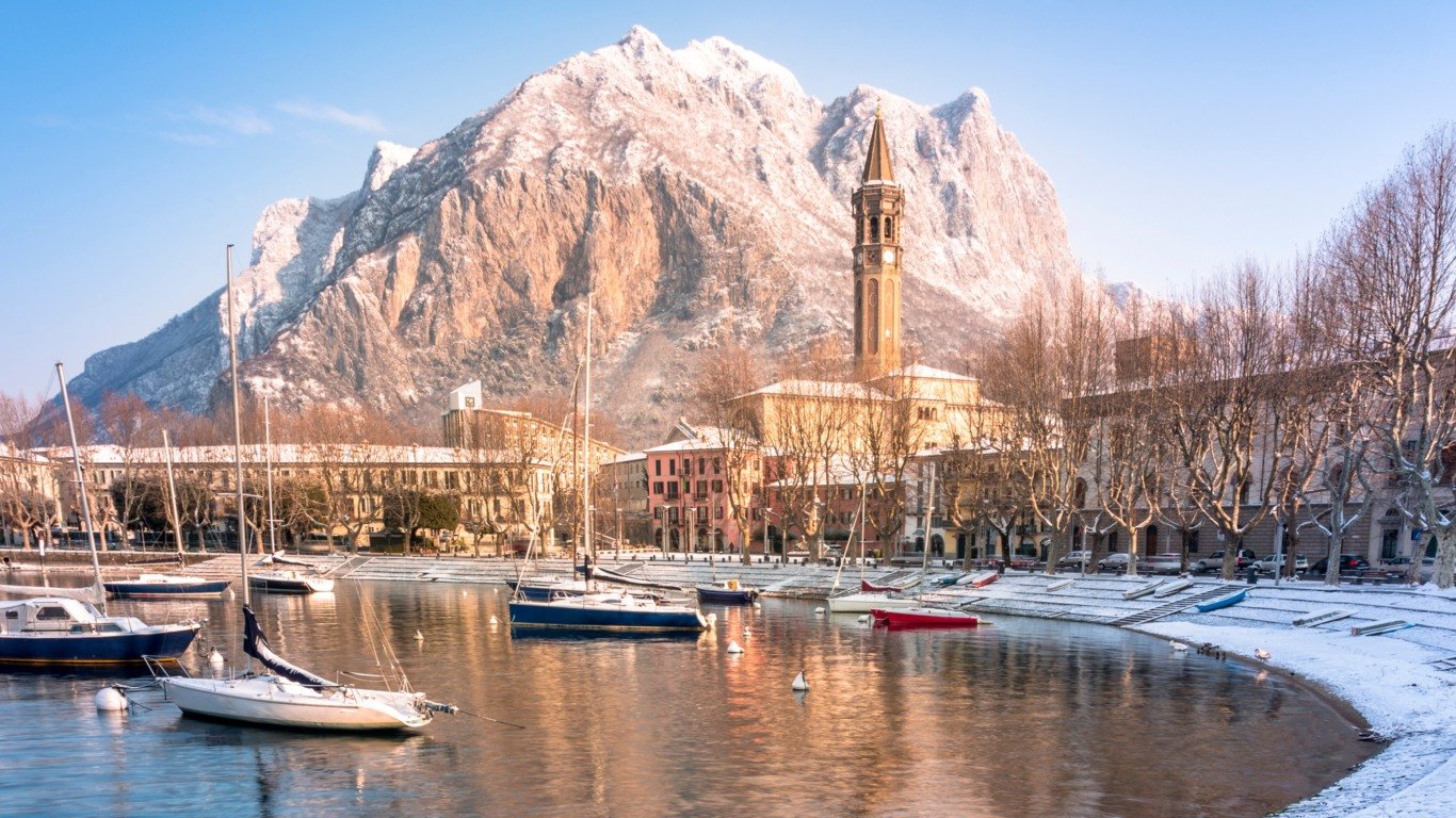 Inverno no Lago de Como