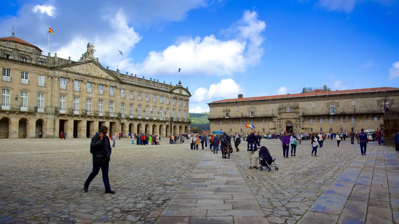 Praça do Obradoiro em Santiago Praça do Obradoiro