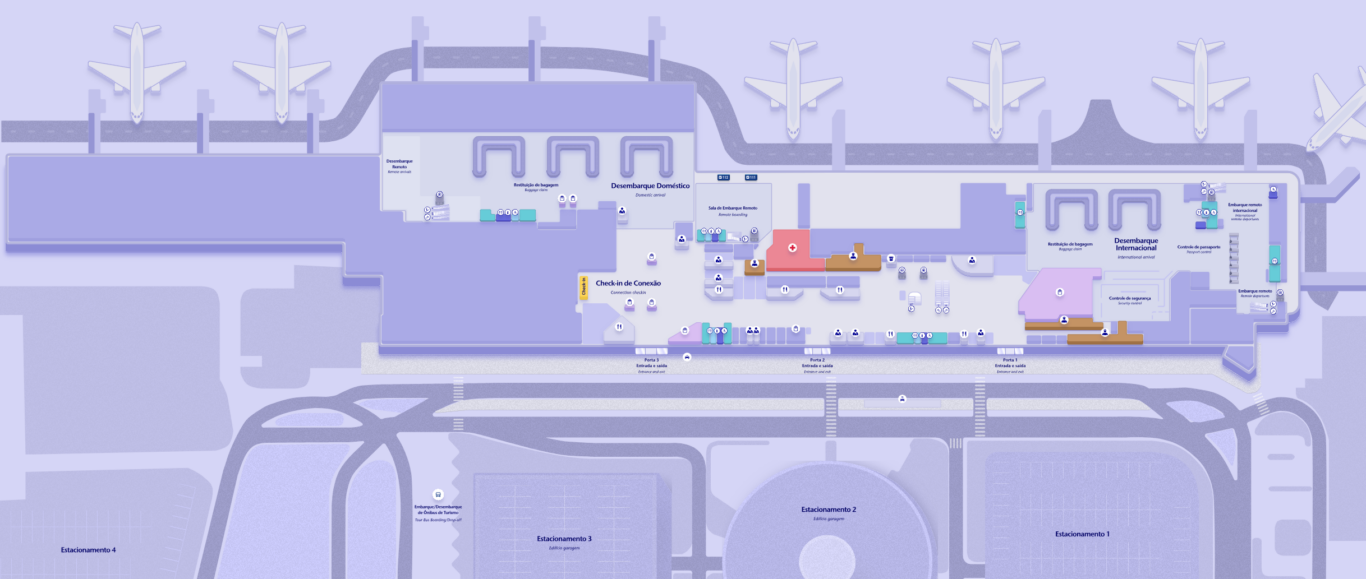 Aeroporto de Porto Alegre - Piso 1 Aeroporto de Porto Alegre - Piso 1