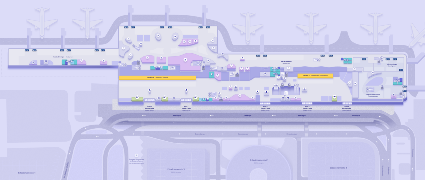 Aeroporto de Porto Alegre - Piso 2 Aeroporto de Porto Alegre - Piso 2