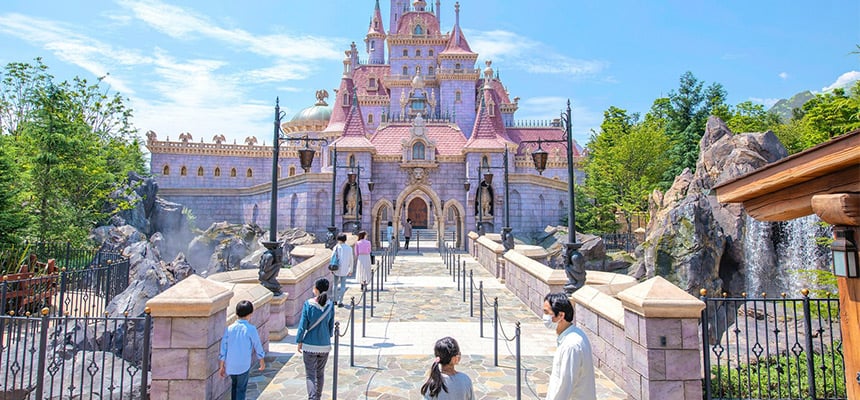 Atração de A Bela e a Fera no Tokyo Disneyland Atração de A Bela e a Fera no Tokyo Disneyland