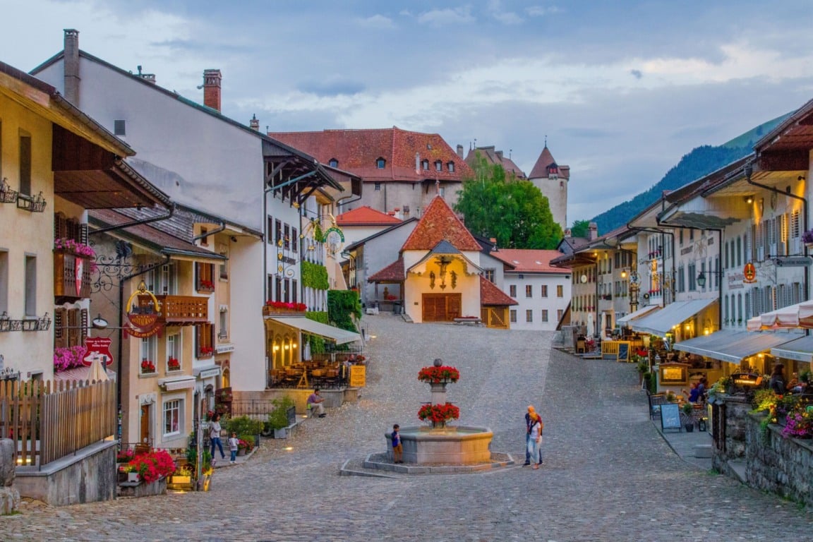 Gruyères na Suíça Gruyères