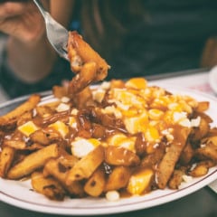 Prato Poutine no Canadá