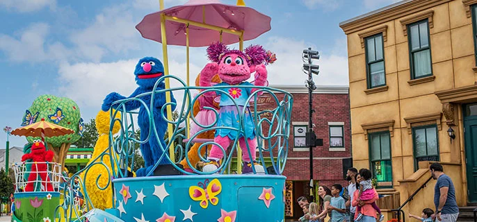 Sesame Street Land no parque SeaWorld Sesame Street Land no parque SeaWorld