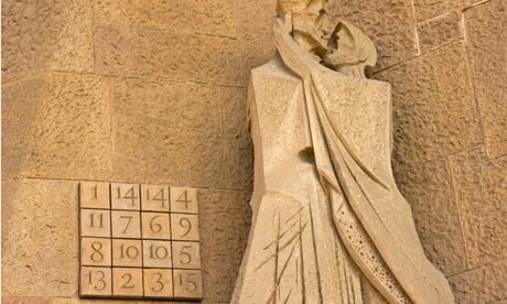 Quadrado mágico escondido na Fachada da Paixão Quadrado mágico escondido na Fachada da Paixão