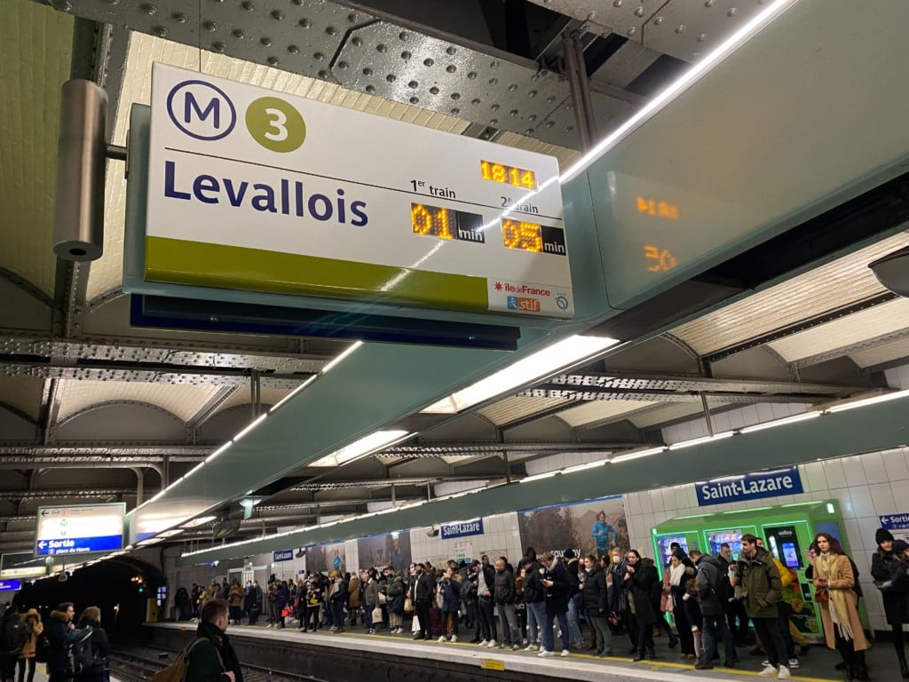 Painéis das plataformas