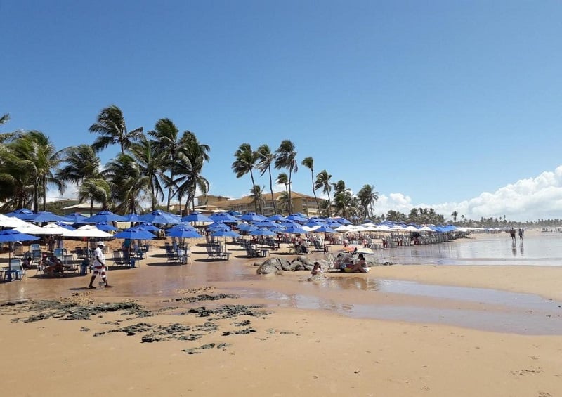 Praia de Stella Maris em Salvador