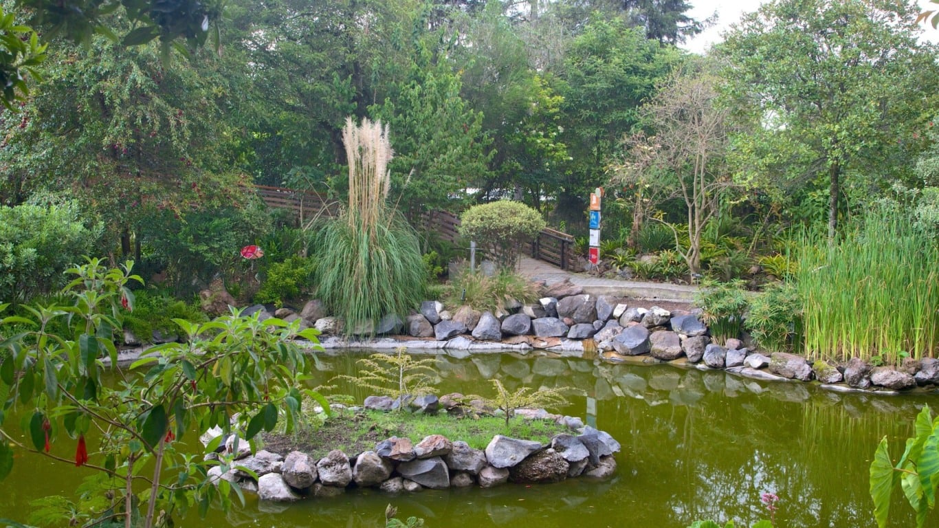 Parque em La Carolina em Quito La Carolina