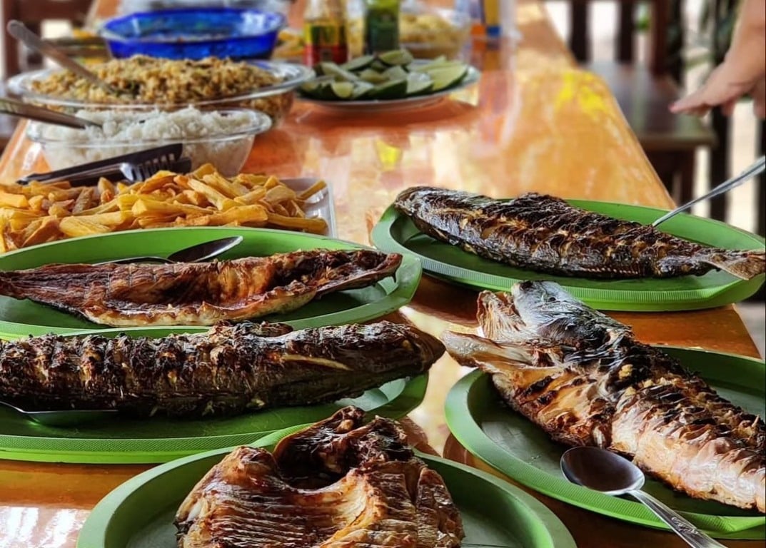 Curimat&atilde; no Restaurante Panela de Barro em Santar&eacute;m