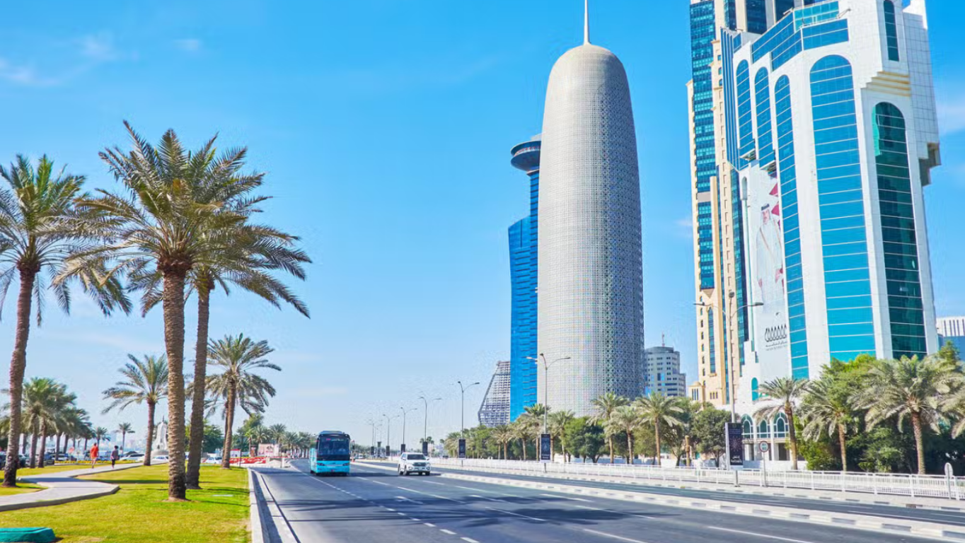 Doha Corniche no Catar Doha Corniche no Catar