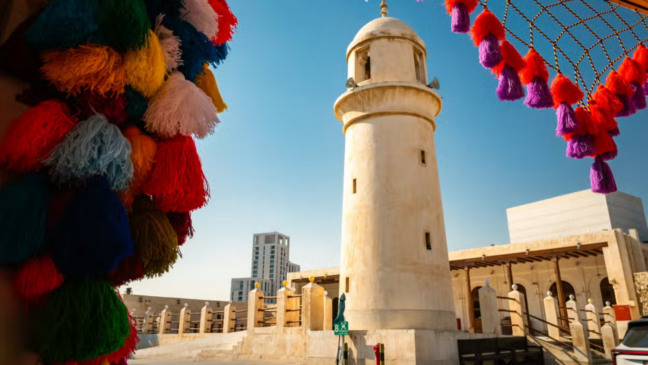 Mesquita Al Ahmad no Souq Waqif em Doha no Catar