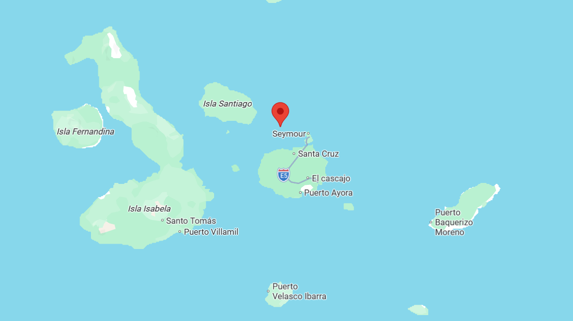 Mapa das Ilhas Galápagos no Equador Mapa das Ilhas Galápagos