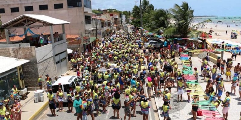 Bloco de Carnaval em Maragogi