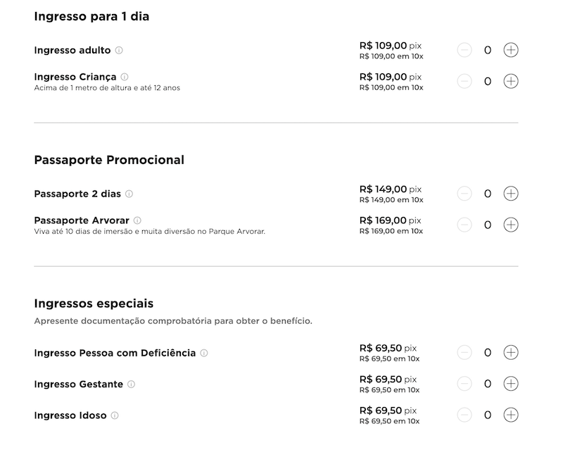 Pre&ccedil;os Parque Arvoar em Fortaleza