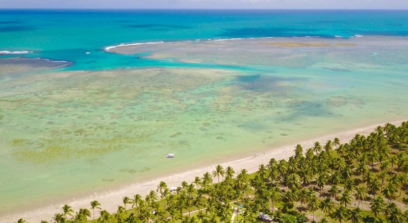 Visual da praia do Patacho em São Miguel dos Milagres Visual da praia do Patacho em São Miguel dos Milagres
