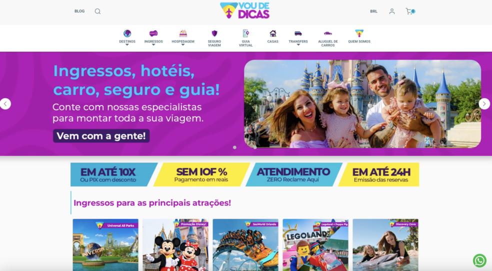 Agência de viagens Vou de Dicas é confiável?