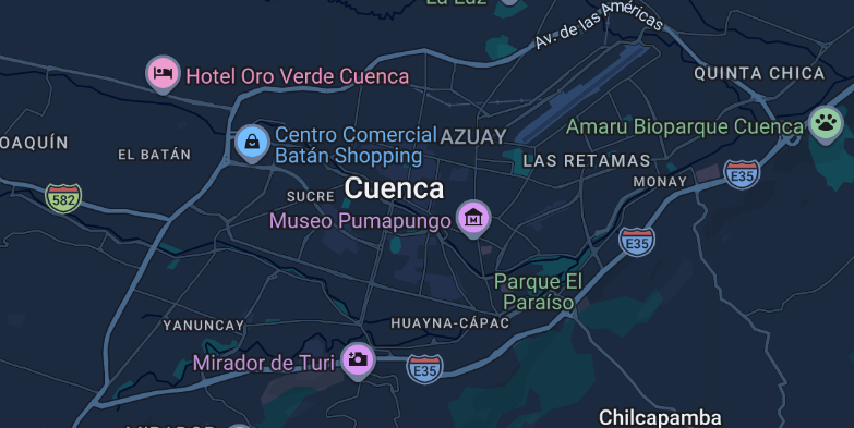 Mapa de Cuenca Mapa de Cuenca