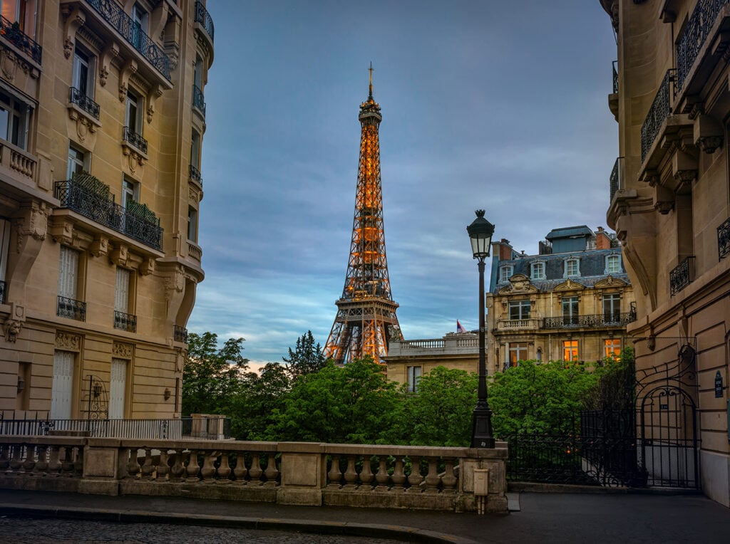 Avenue de Camoëns em Paris Avenue de Camoëns