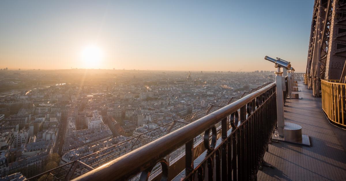 Torre Eiffel de cima Torre Eiffel