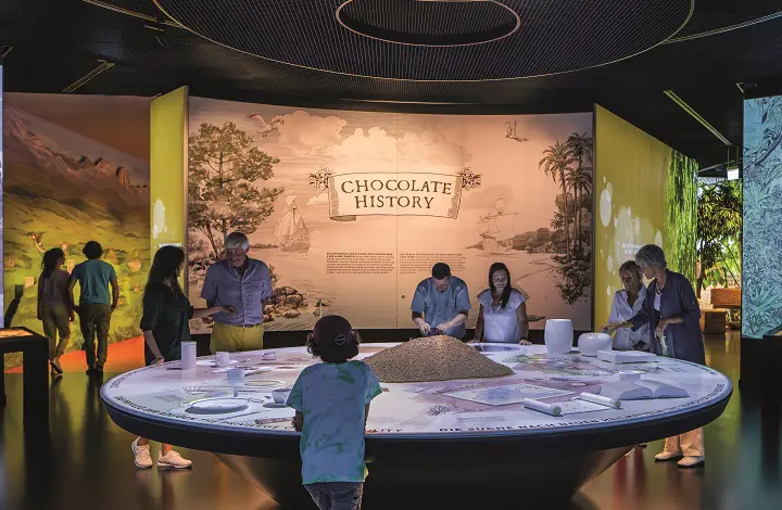 &Aacute;rea interativa da Lindt Home of Chocolate