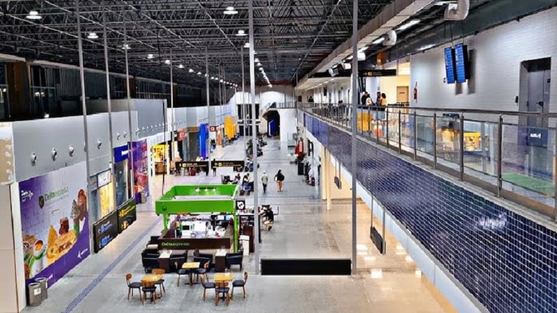 Aeroporto de Aracaju: Parte interna Aeroporto de Aracaju: Parte interna