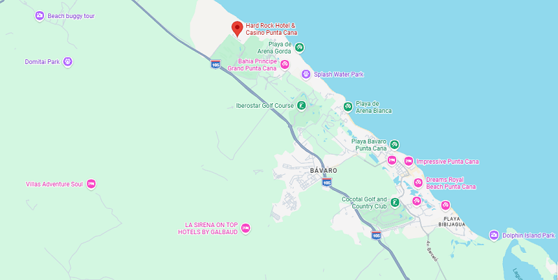 Hard Rock Hotel & Casino Punta Cana: Mapa