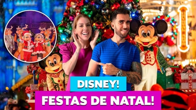Festas de Natal da Disney Orlando!