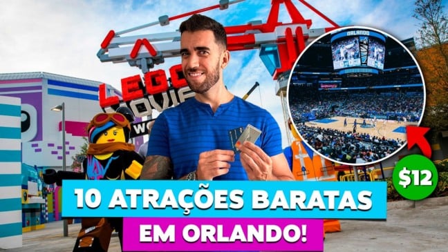 Atrações baratas em ORLANDO! Lugares e passeios incríveis