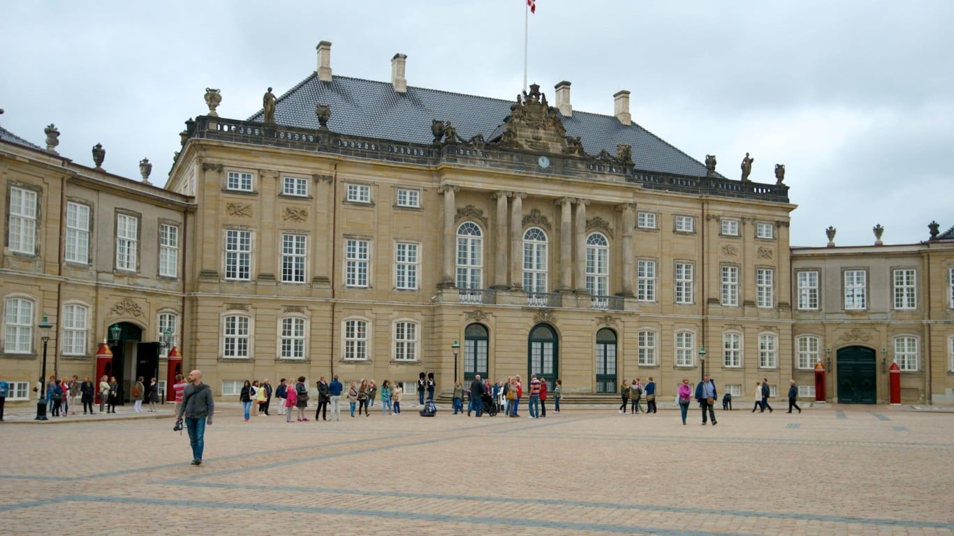 Amalienborg em Copenhague Amalienborg em Copenhague