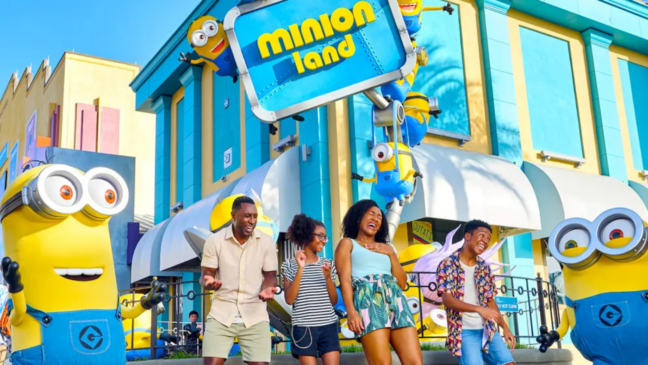 Área dos Minions no Universal Studios em Orlando