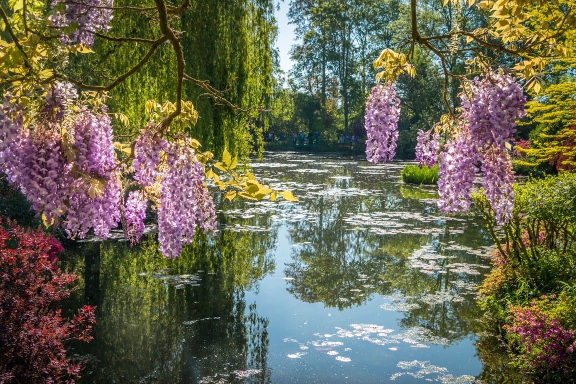 Jardins da casa de Claude Monet em Giverny Jardins da casa de Claude Monet em Giverny