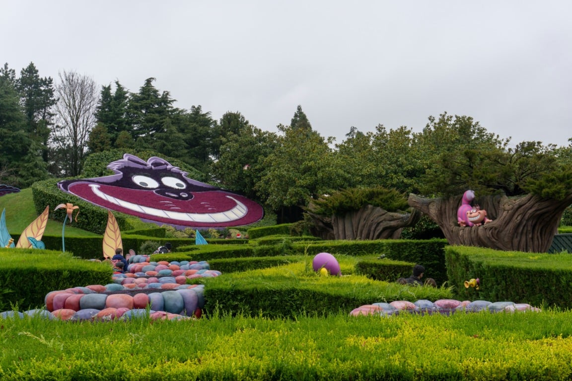Jardim da Alice na Disney Paris