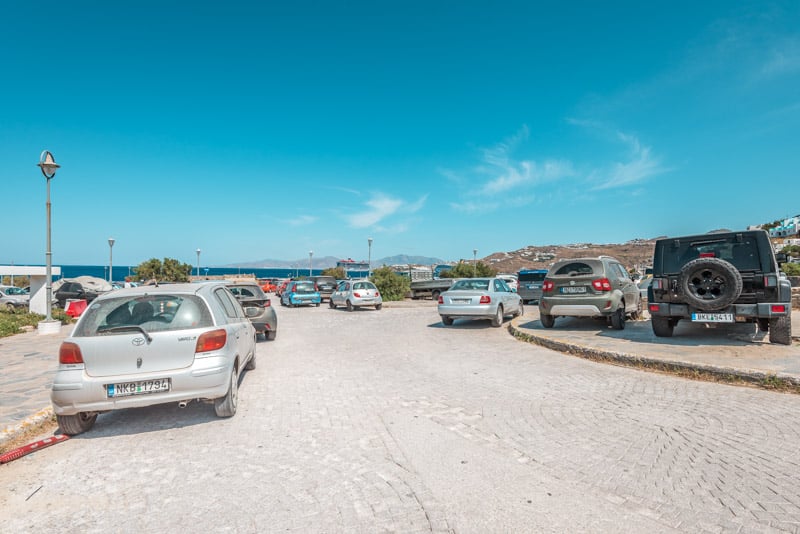 Estacionamento em Mykonos Estacionamento em Mykonos